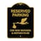 Signmission Designer Series-Reserved Parking For New Mothers & Mothers To-be, 24" x 18", BG-1824-9905 A-DES-BG-1824-9905 - alternate 1